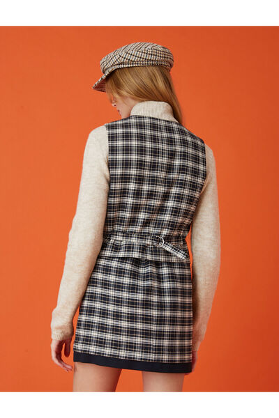 Koton Жилет на ґудзиках у клітинку