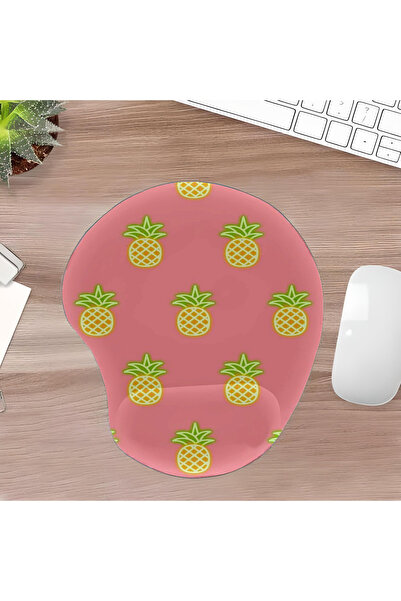 UcuruStore Neon Ananaslar Pink Suport pentru încheietura mâinii, Pad pentru m...