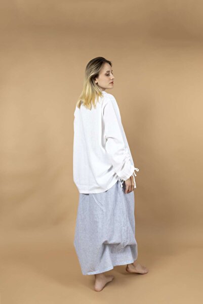 SARE ERKMEN Maternity Linen Shirt