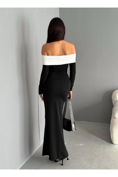 Ekim Store Madonna Collar Strapless Dress