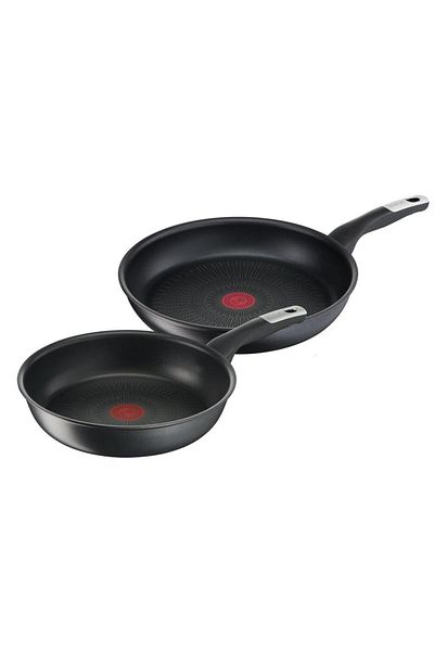 TEFAL G25590 Titanium 6X Unlimited 2-Piece Pan Set 22/28 cm