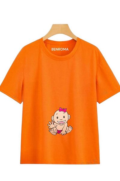 BENROMA Tricou de maternitate cu imprimeu loose fit
