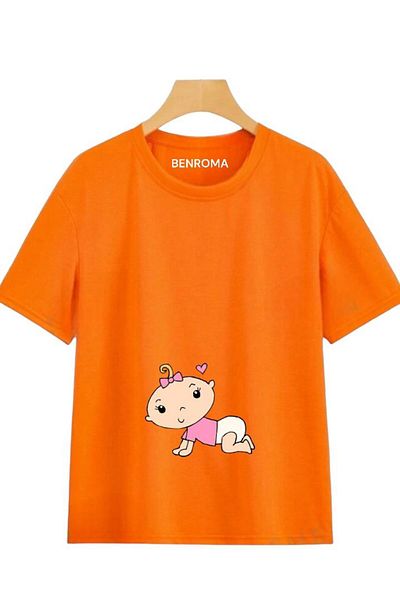 BENROMA Tricou de maternitate cu imprimeu loose fit