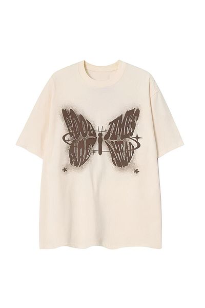 Gofeel Harajuku Good Teams Are Ahead Printed Oversize Unisex T-shirt