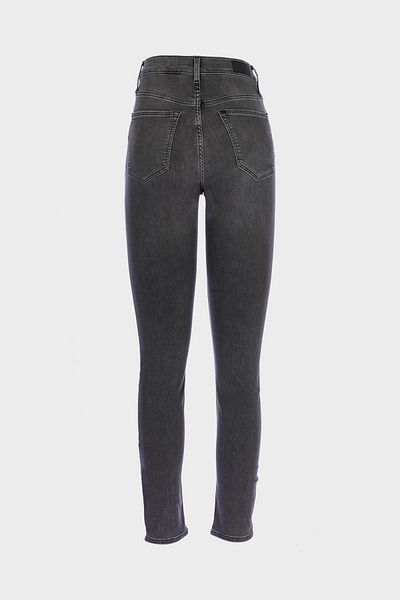 CROSS JEANS Judy Anthracite High Waist Patty Zippered Skinny Fit Jean Trousers C 4521-228