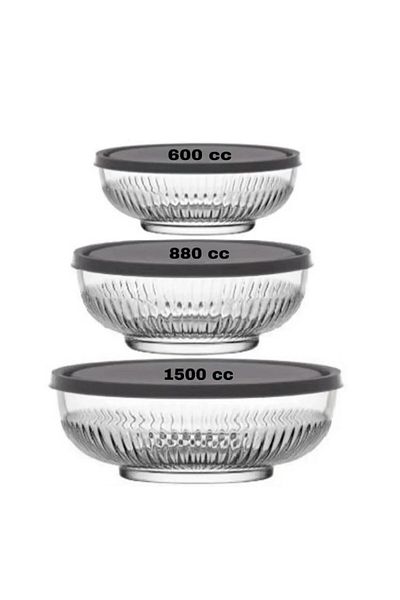 LAV TOKYO 3 PIECES STORAGE CONTAINER(600cc-880cc-1500cc)