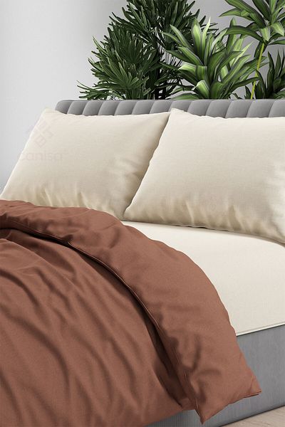 Canisa Porta Series 100% Cotton Elastic Double Duvet Cover Set with Sheets