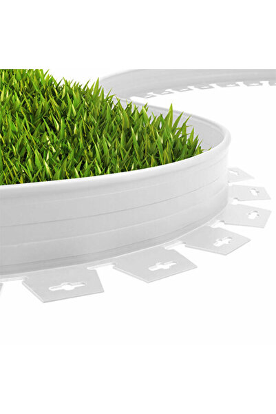 Genel Markalar Çim Ayırıcı / Sınırlandırıcı Plastik Ayraç 25 Metre – Beyaz