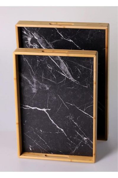 Atbyhome Atby Bambum - Marbella Black Set of 2 Large-medium