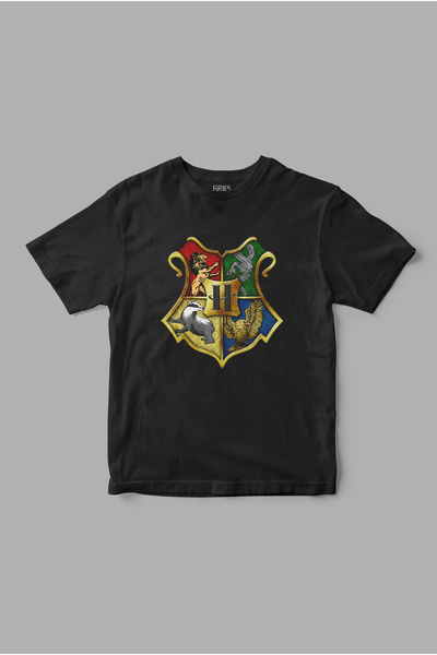 Gries Tricou cu imprimeu „Hogwarts” Harry Potter
