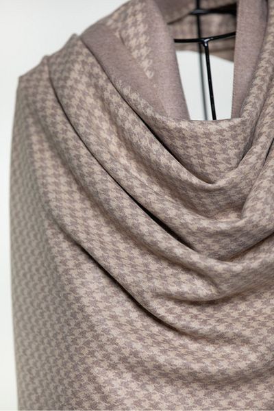 MAWLANA CASHMERE & SILK MODAL CASHMERE JACQUARD SHAL