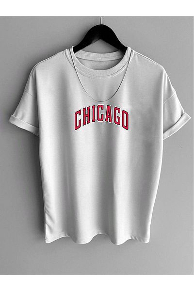 Baga Tricou oversize din bumbac Chicago unisex