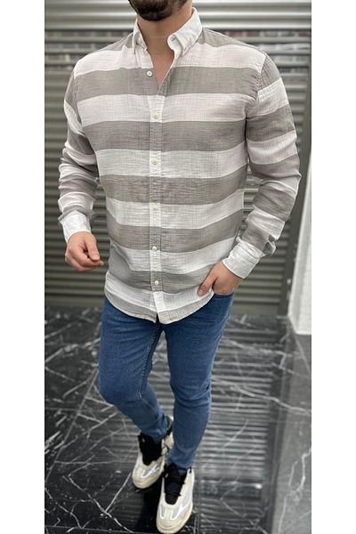 ferywear Muslin Striped Shirt