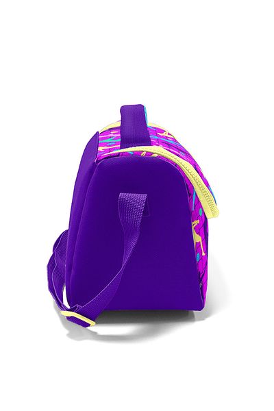 Coral High Kids Pink Purple Volleyball Patterned Thermo Lunch Box 11761