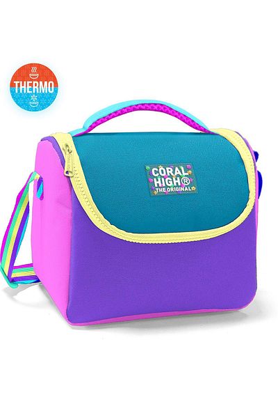 Coral High Kids Pink Pastel Colored Thermo Lunchbox 11759