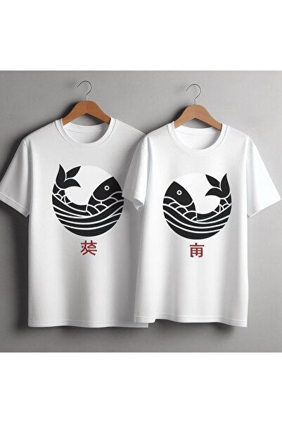 Vordevia riba Štampano Draga kombinacija T-shirt