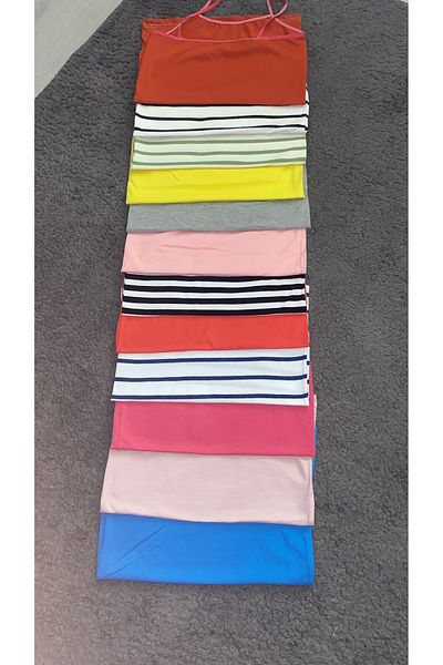 EBRULİ BUTİK06 Women's Athlete with String Strap 12 pcs
