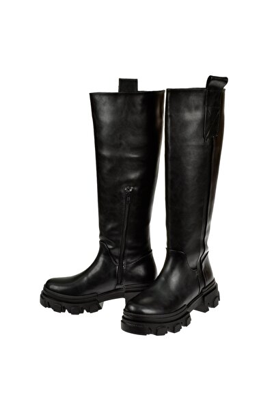 pullman Binici Tarz Kadın Çizme Sms-2011 Siyah