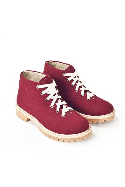 Cotto Shoes Colorful Linen Women's Boots