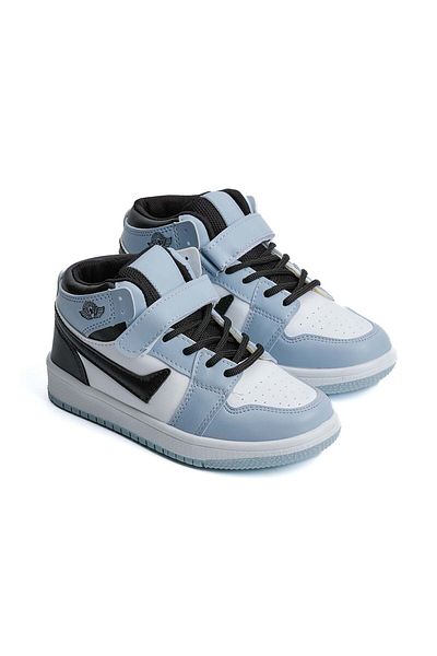 eformoda by emre yılmaz Pantofi alb albastru pentru copii 7169