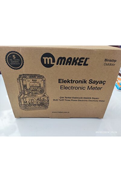 MAKEL Trifaz Sayaç - 3 Fazlı 4 Telli Aktif Elektronik Elektrik Sayacı