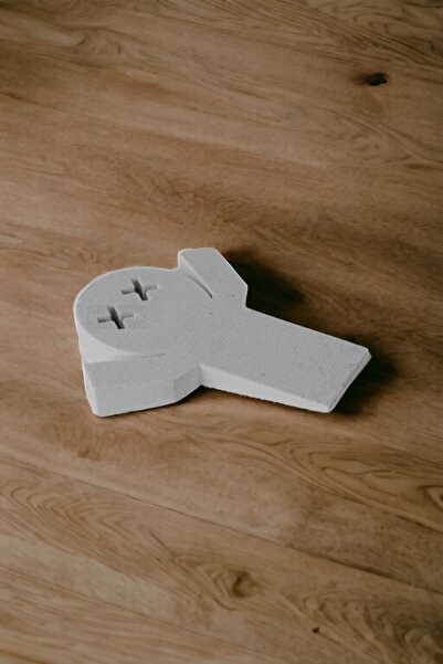 Star Master Kapı Takozu Kapı Tutacağı Kapı Stoperi Kapı Durdurucu Beyaz Model 3