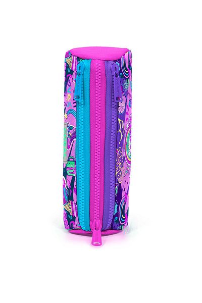 Coral High 22060 Μοντέλο Graffiti Τσάντα στυλό τριών διαμερισμάτων με σχέδια - Παιδική