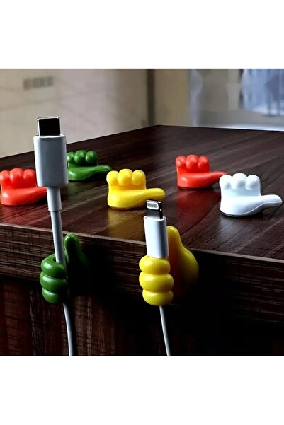 stilsenin34 10Pcs Adhesive Thumb Cable Holder Cable Organizer