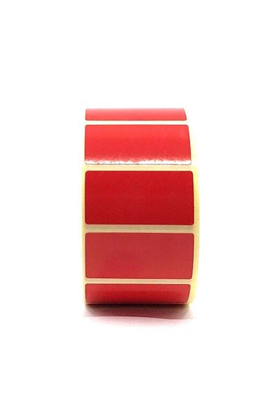Mikronbil 20x40 1000 Li Laminated Thermal Label Red