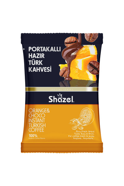 Shazel Portakallı Hazır Türk Kahvesi 100 G X 2 Adet (AROMALI)