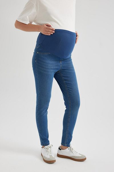 DeFacto Těhotenské kalhoty Skinny Fit Extra Narrow Fit s pravidelným pasem Extra úzké nohavice V5739Az23Au