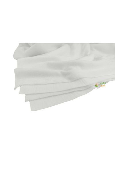 ecottonworks White Color Fleece Sofa Cover 180 cm x 200 cm