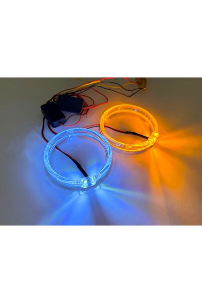 Sistem Led Market Angel Halka CREE Chipset 95mm Beyaz Turuncu Sinyal Modlu
