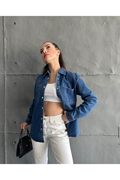 Ekim Store Denim Gömlek Ceket