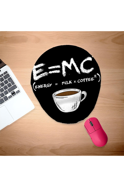 UcuruStore E=MC2 Οβάλ Ποντικομαξιλαράκι με Στήριγμα Καρπού