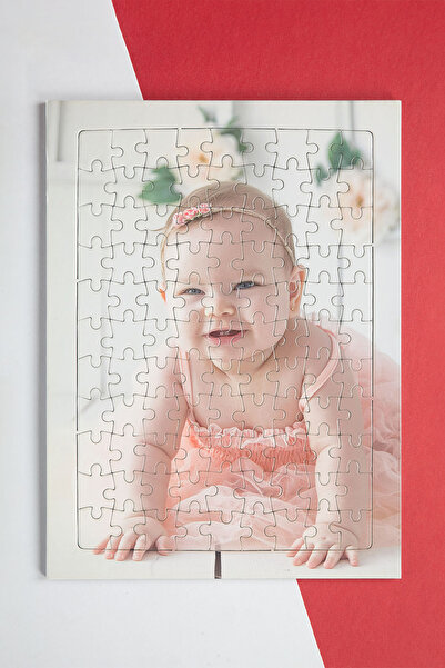 HediyeLabs Kişiye Özel Fotoğraflı Yapboz Puzzle - 42 Parça A4 Resimli Pazıl Yapboz Bebek Hediyesi