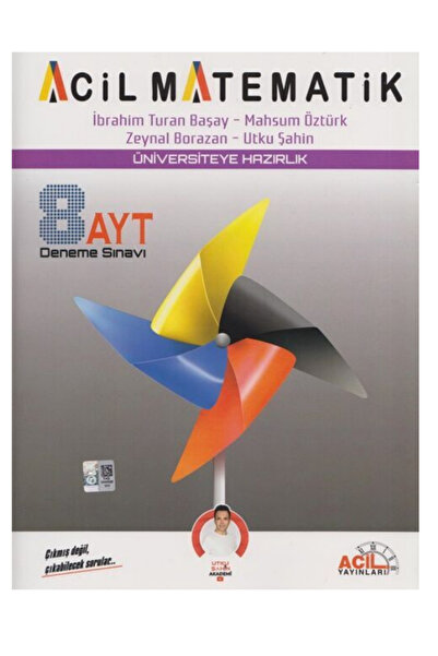Acil Yayınları Acil 2025 Ayt Matematik 8 Li Deneme Sınavı