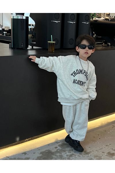 barin kids بدلة رياضية كبيرة الحجم للأطفال