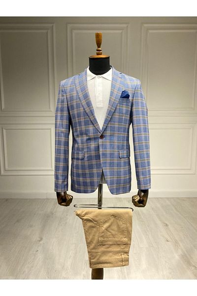 Frappoli Ανδρικό μπουφάν Blue Slim Fit
