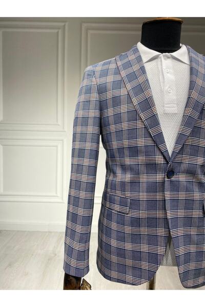 Frappoli Чоловічий синій піджак Slim Fit