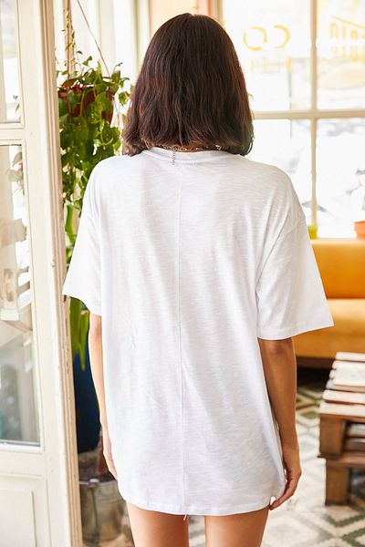 Olalook Women's Ecru Miami Printed T-Shirt TSH-19000529