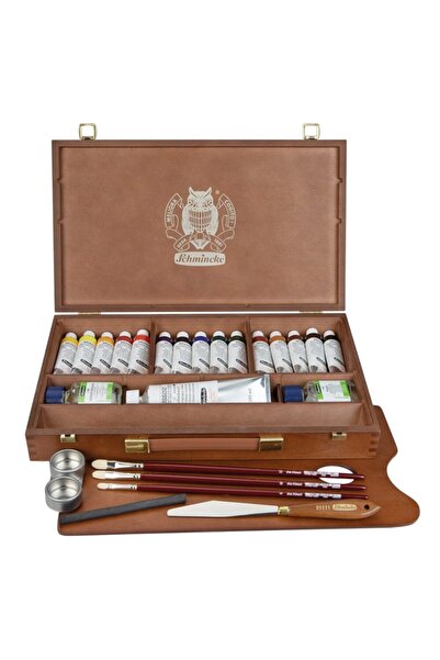 Schmincke : Mussini : Yağlı Boya Seti : Ahşap Kutu : 15 X 35 Ml Tüp (white 12...