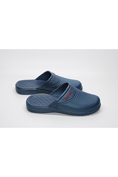 GEZER Önü Kapalı Arkası Açık Kesinlikle Kaymaz Lacivert Ev Sokak Terliği