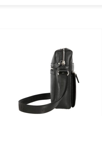 Eminsa Leather Zippered Men's Shoulder Bag