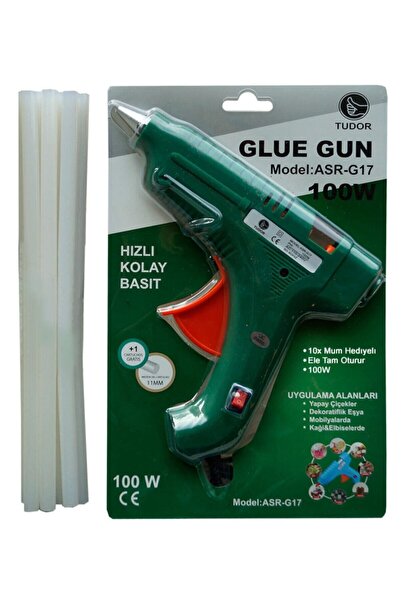 Genel Markalar Sıcak Kalın 11 mm Silikon Tabancası 100 Watt Anahtarlı 10 Adet Silikon