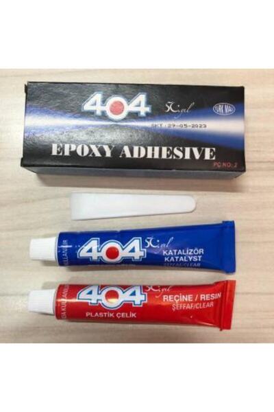 404 Kimya 404 Plastik Çelik Yapıştırıcı 41gr No:2 *çift Karışımlı Şeffaf