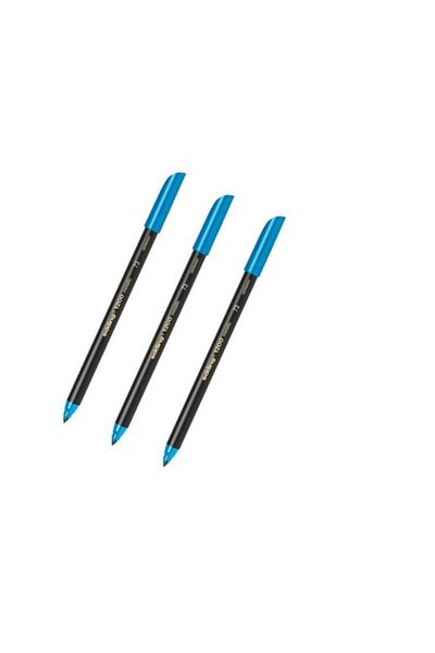 Edding 1200 Graphic Pen Metallic Blue 3 Pieces