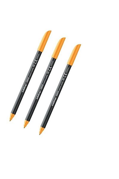 Edding 1200 Graphic Pen Highlighter Orange 3 Pieces