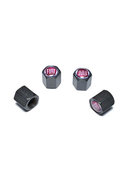 GARDENAUTO غطاء صمام معدني من فيات آيديا - 4 قطع