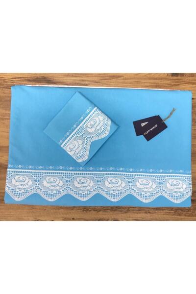 Çeyiz Bahçesi Двоспальний комплект постільної білизни з мереживом і піко з бі...